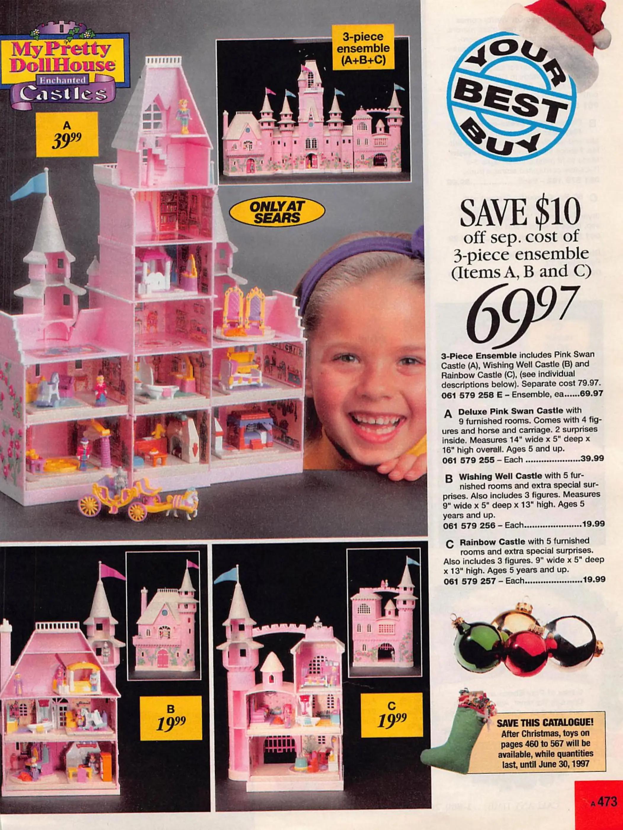 Girls' Toys '96 (Sears), page 4