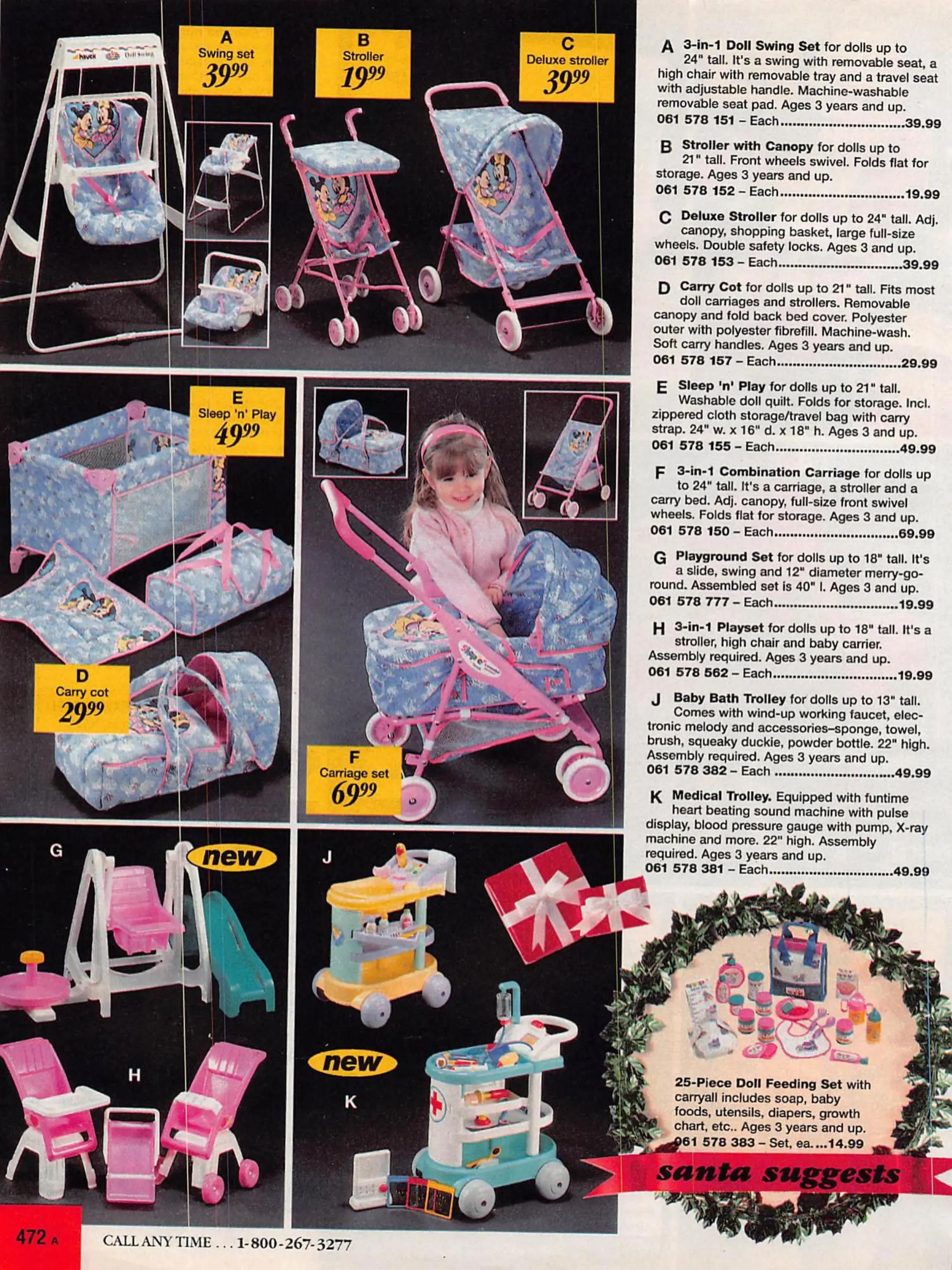 Girls' Toys '96 (Sears), page 5