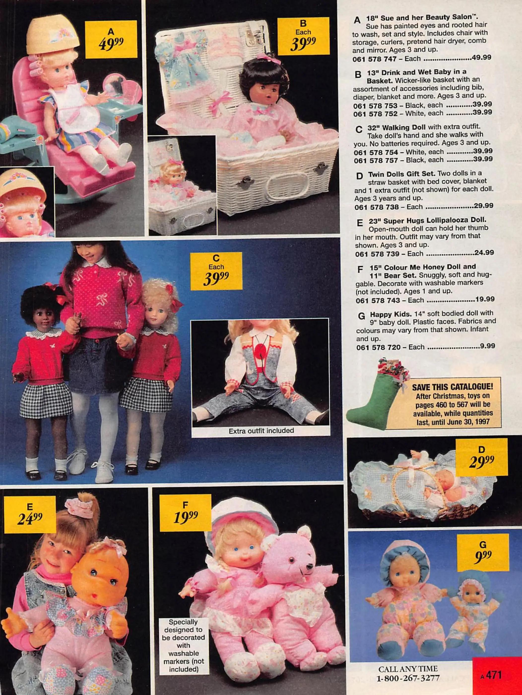 Girls' Toys '96 (Sears), page 6