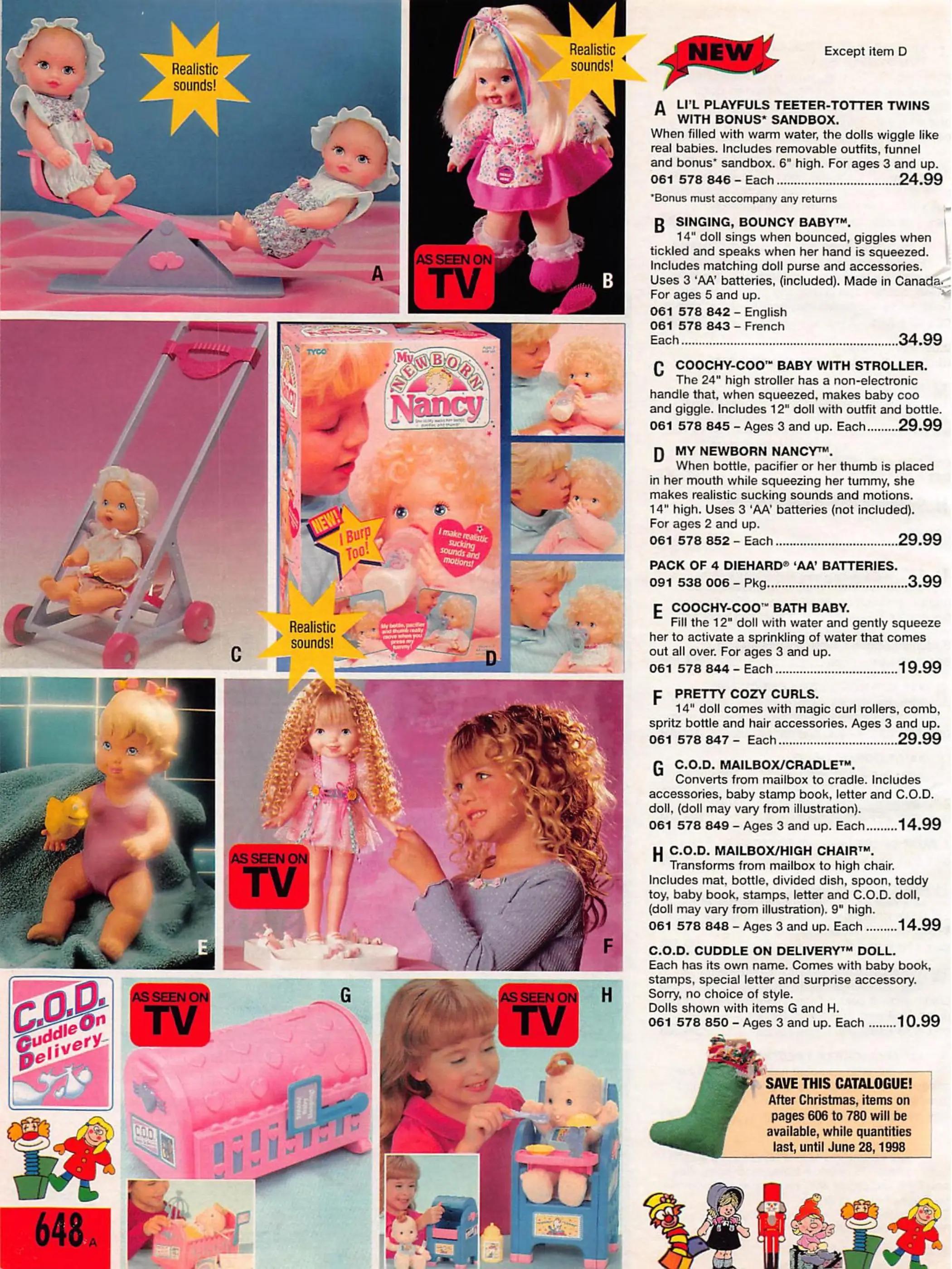 Girls' Toys '97 (Sears), page 6